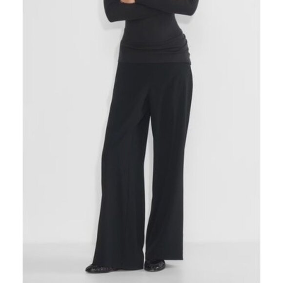 NEW Babaton Aritzia Strive Pants Wide Leg Pull On Classic Size Large Women's - Picture 2 of 6